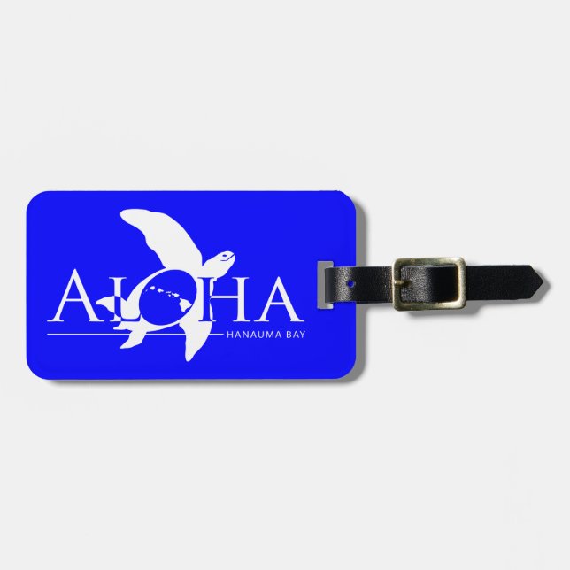 Aloha Hawaii ösköldpadda Bagagebricka (Horisontell Framsida)