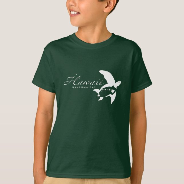 Aloha - Hawaii ösköldpadda T-shirt (Framsida)