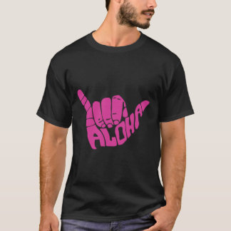 Aloha Hawaii Palmer Hawaiianska Öns Strand Surfing T Shirt
