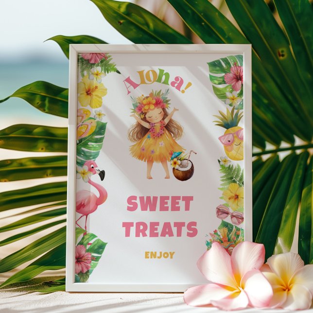 Aloha hawaii party Sötningar och treat Poster (Skapare uppladdad)