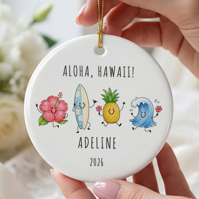 Aloha Hawaii Personlig Resa Ornament (Skapare uppladdad)