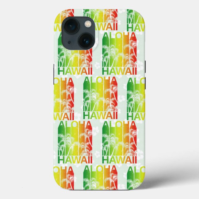 Aloha Hawaii Retro Summer Blommigt (Baksida)