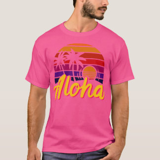 Aloha Hawaii Retro T Shirt