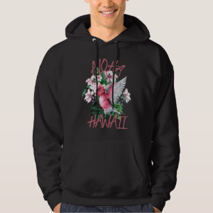 Aloha Hawaii Rosa Och Grå Kakadua Exotisk Tropica Hoodie
