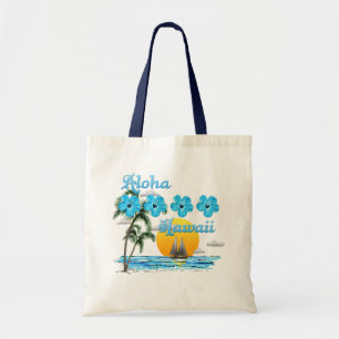 Aloha Hawaii Sailing Sunset Tygkasse