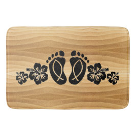 Aloha Hawaii Sandy Beach Bath Mat Badrumsmatta