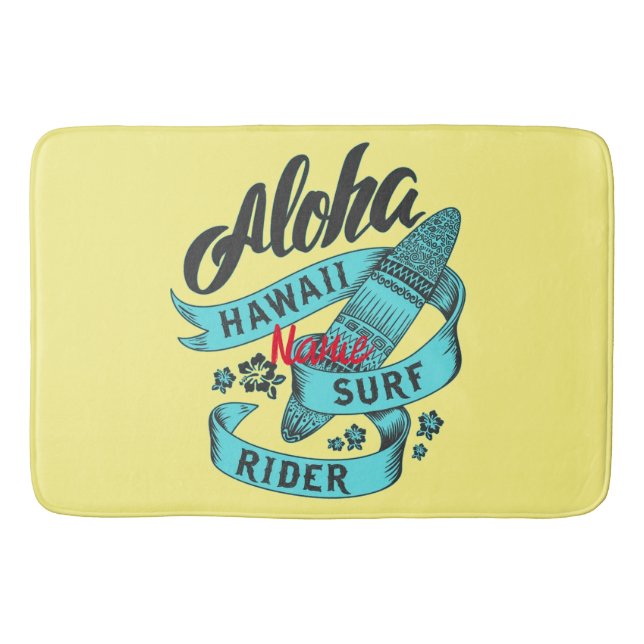 Aloha Hawaii Surfa Rider Thunder_Cove Badrumsmatta (Framsidan)