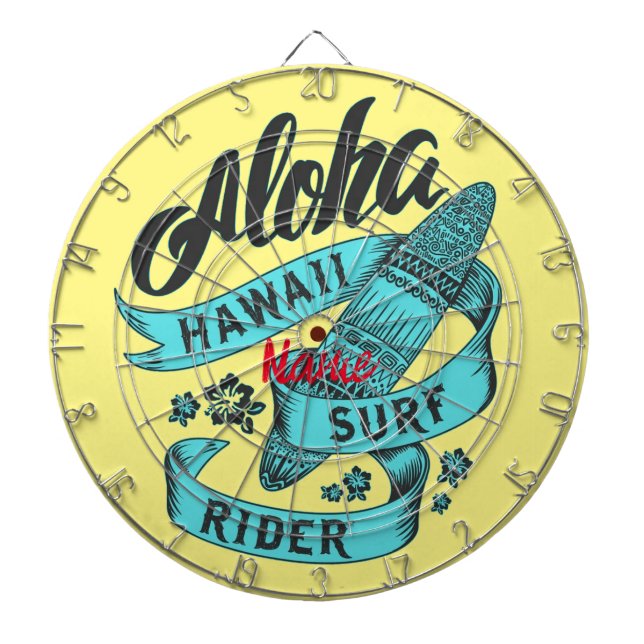 Aloha Hawaii Surfa Rider Thunder_Cove Darttavla (Framsidan)