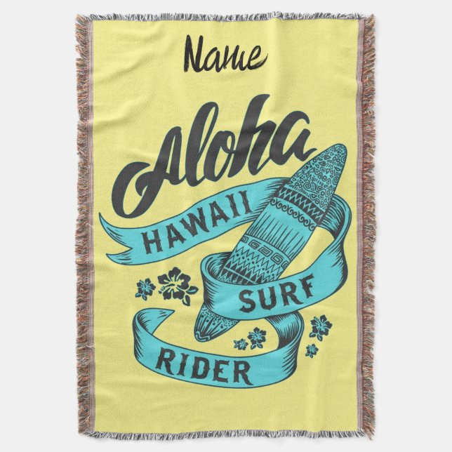 Aloha Hawaii Surfa Rider Thunder_Cove Filt (Framsidan Vertikal)