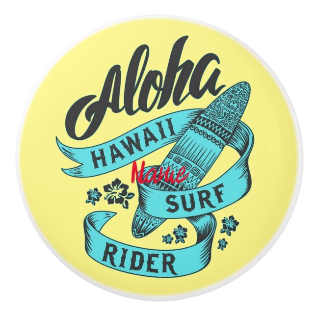 Aloha Hawaii Surfa Rider Thunder_Cove Knopp (Framsidan)