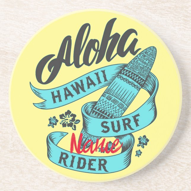 Aloha Hawaii Surfa Rider Thunder_Cove Underlägg (Framsidan)