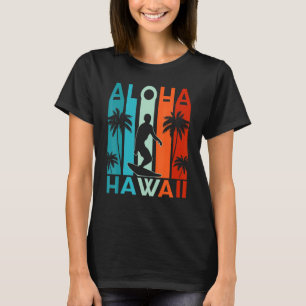 Aloha Hawaii Surfing Heaven Kärlek to Surfa T Shirt