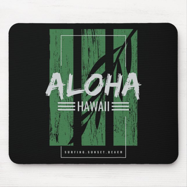 Aloha Hawaii Surfing Sunset Beach  Musmatta (Framsidan)