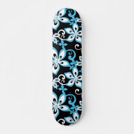 ALOHA HAWAII (SVART/BLUE) MINI SKATEBOARD BRÄDA 18,5 CM