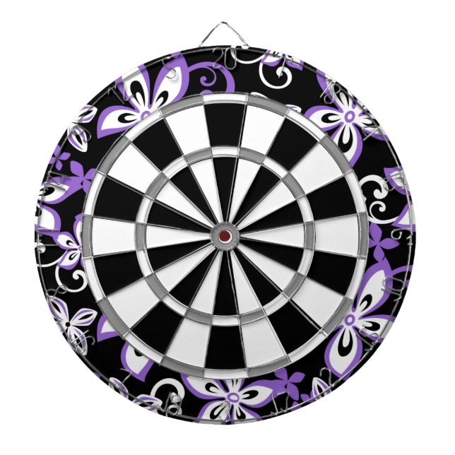 ALOHA HAWAII (SVART/LILA) DARTTAVLA (Framsidan)