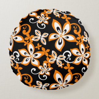 ALOHA HAWAII (SVART/ORANGE) RUND KUDDE