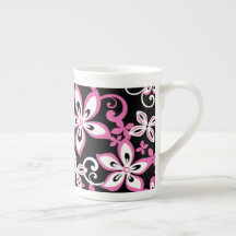 ALOHA HAWAII (SVART/ROSA) BEN CHINA MUGG