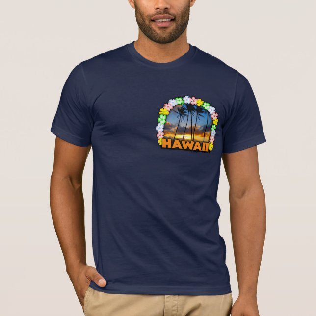 Aloha Hawaii T Shirt (Framsida)