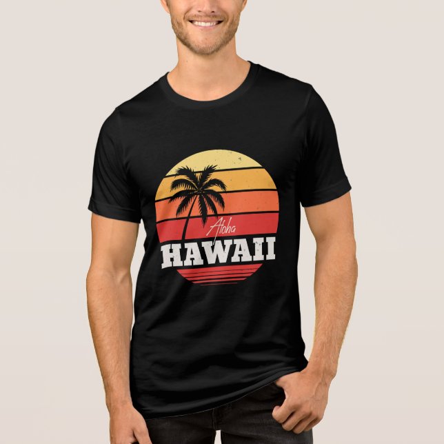 Aloha Hawaii T Shirt (Framsida)