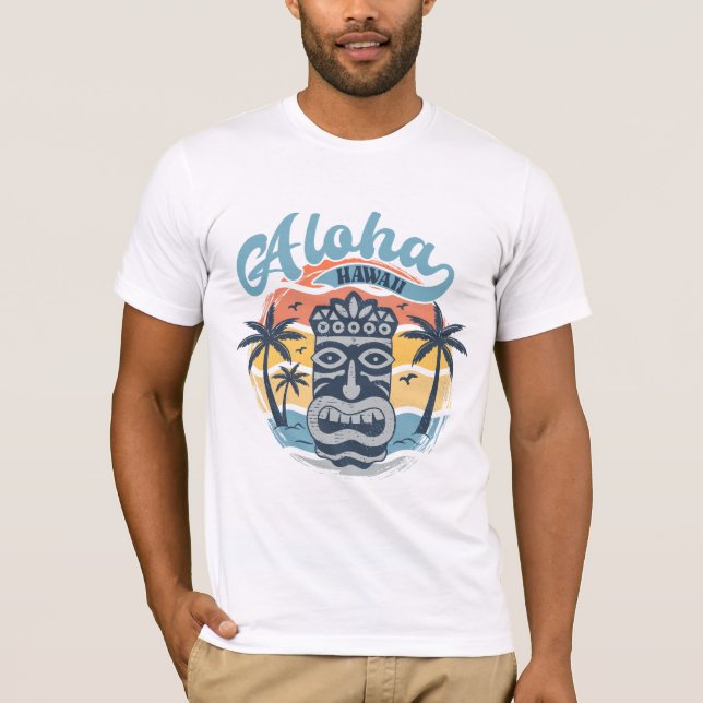 Aloha hawaii t shirt (Framsida)