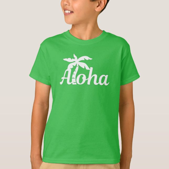 Aloha Hawaii T-Shirt (Framsida)