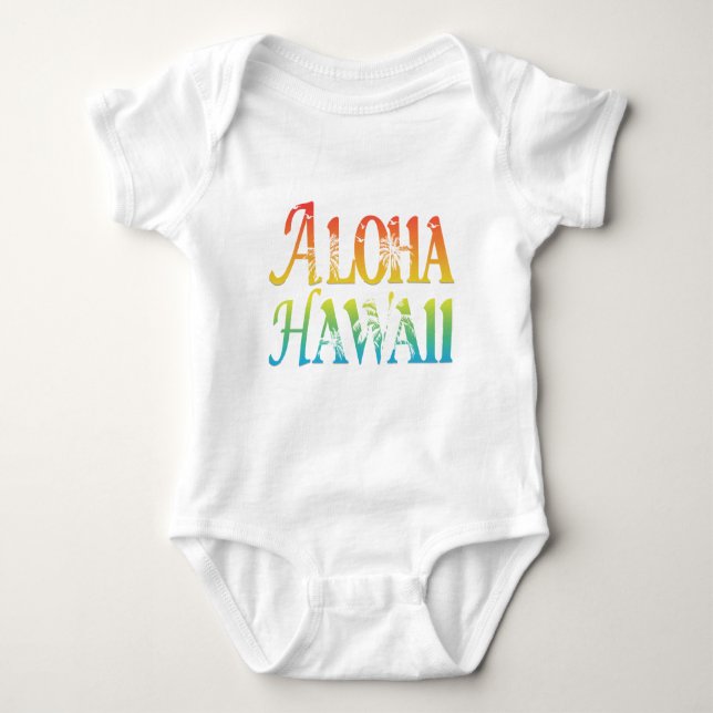 Aloha Hawaii T Shirt (Framsida)