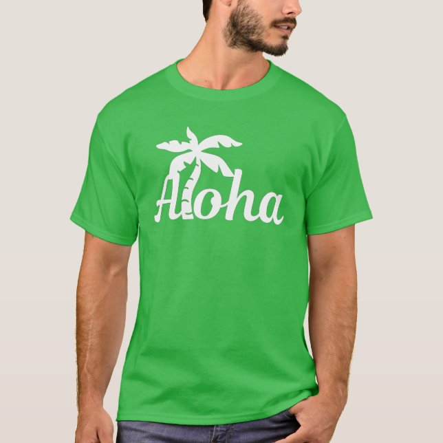 Aloha Hawaii T Shirt (Framsida)