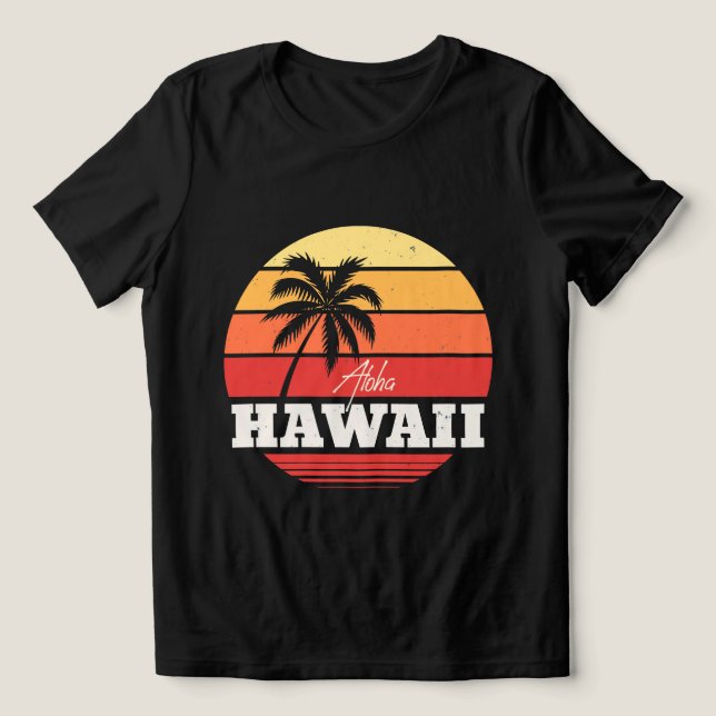 Aloha Hawaii T Shirt (Design Framsida)