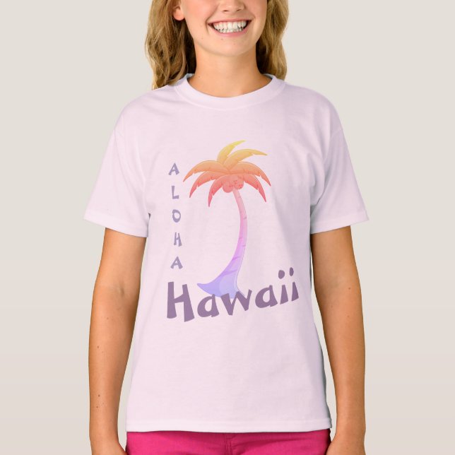 Aloha Hawaii T Shirt (Framsida)