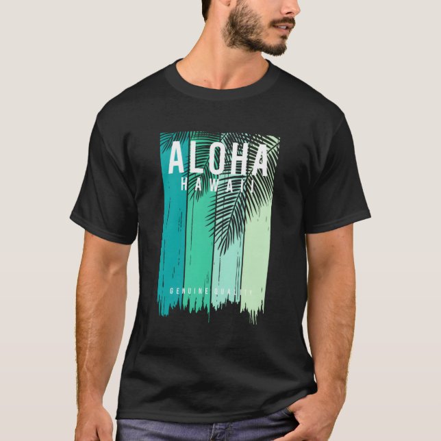 Aloha Hawaii T Shirt (Framsida)