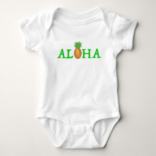 ALOHA Hawaii Tropical Island Hawaiian Pineapple T-shirt