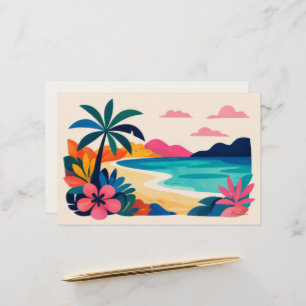 Aloha hawaii tropisk konst tom brevpapper