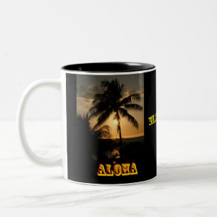 Aloha Hawaii Två-Tonad Mugg