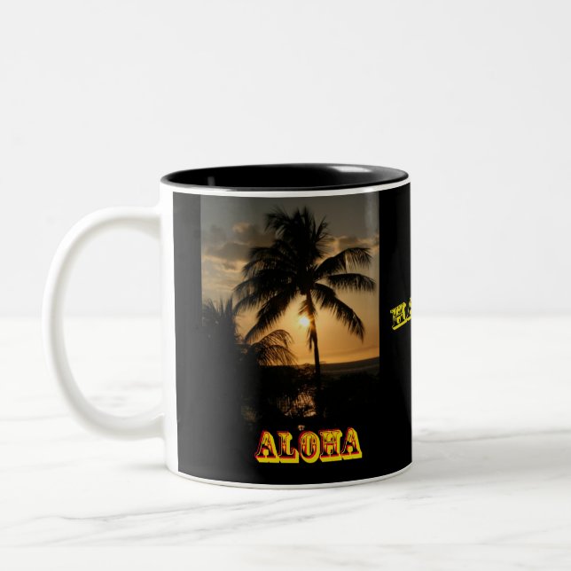 Aloha Hawaii Två-Tonad Mugg (Vänster)