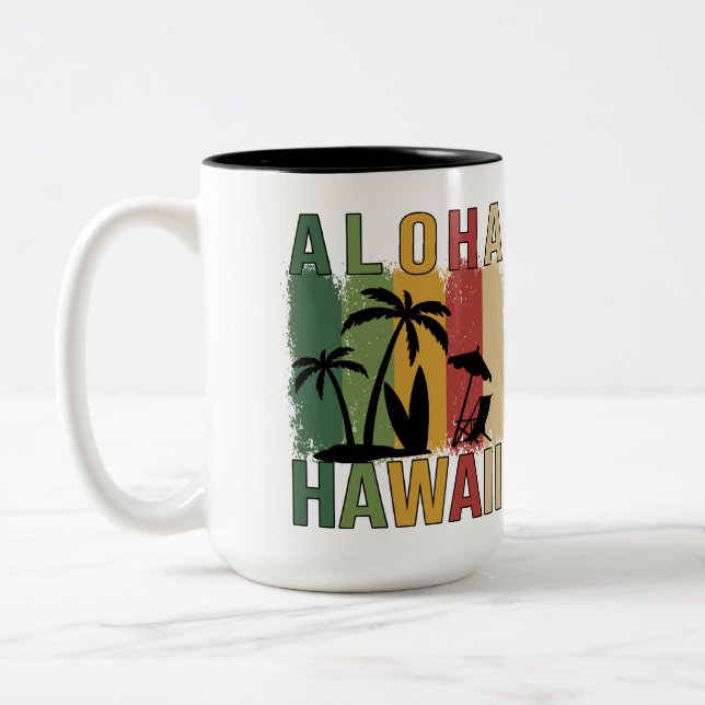 Aloha Hawaii Två-Tonad Mugg (Vänster)