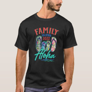 Aloha Hawaii Vacation 2022 Flinflip flops Matching T Shirt