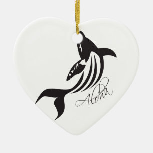 Aloha Hawaii val Julgransprydnad Keramik
