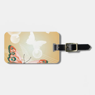 Aloha Hawaiian Butterfly Bröllop Kärlek Art Destin Bagagebricka