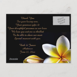 Aloha Hawaiian Frangipani Luau, tack. Vykort