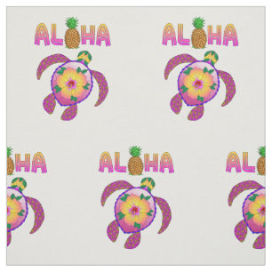Aloha Hawaiian Honu Turtle Tyg