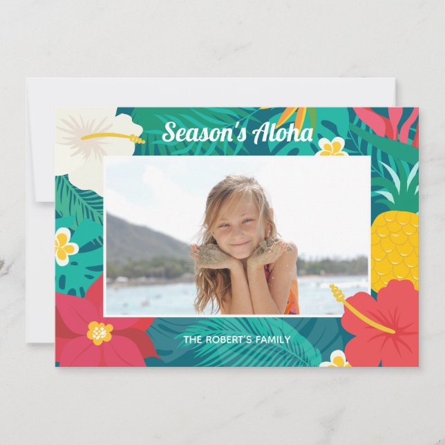 Aloha Hawaiian Inbjudningar (Framsida)