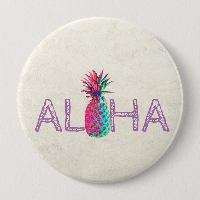 Aloha Hawaiian Pineapple Knapp (Framsida)