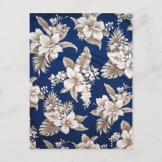 Aloha Hawaiian Print Vykort