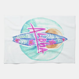 Aloha Hawaiian Surfer kökshandduk