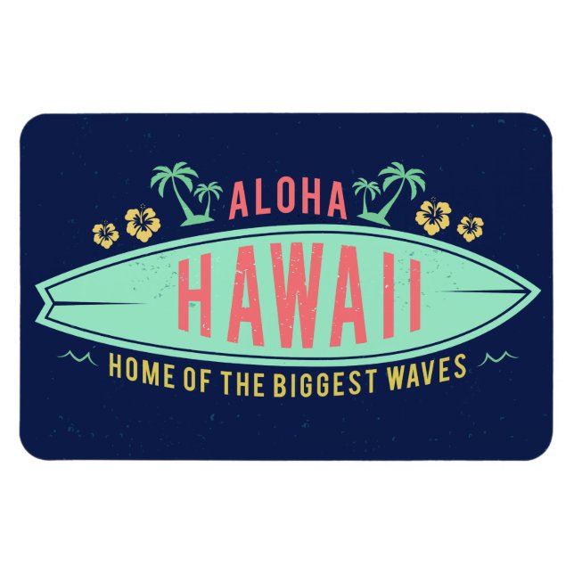 Aloha Hawaiian Surfer magnet (Horisontell)