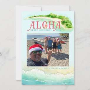 Aloha Hawaiian Tropiska vaccinationer Jul Julkort