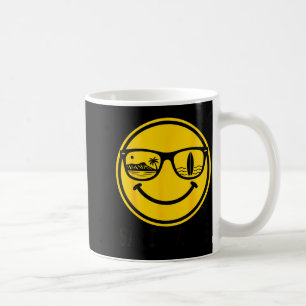 Aloha hawaiianskt surf leende ansikte waikiki hawa kaffemugg