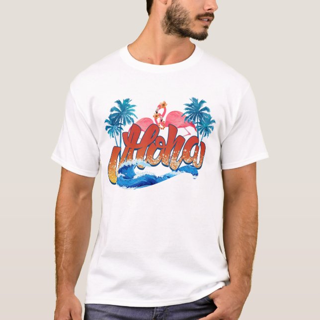 Aloha Hej Summer T Shirt (Framsida)