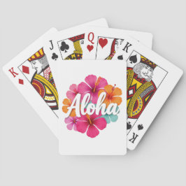 Aloha Hibiscus Hawaiian Dream Design Hawaii Vaca Casinokort