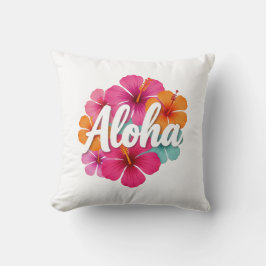 Aloha Hibiscus Hawaiian Dröm Design Hawaii Semeste Kudde